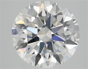 Picture of Natural Diamond 3.01 Carats, Round with Excellent Cut, E Color, SI1 Clarity and Certified by GIA