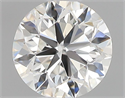 Natural Diamond 0.41 Carats, Round with Very Good Cut, H Color, VS2 Clarity and Certified by GIA