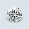 Natural Diamond 0.48 Carats, Round with Very Good Cut, K Color, SI1 Clarity and Certified by GIA