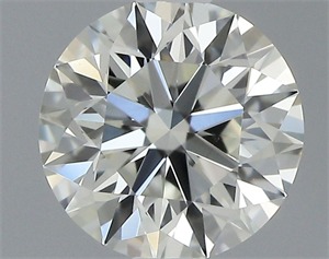 Picture of Natural Diamond 0.56 Carats, Round with Excellent Cut, K Color, VS1 Clarity and Certified by GIA