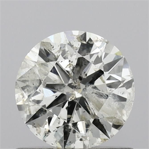 Picture of Natural Diamond 0.73 Carats, Round with Excellent Cut, I Color, I1 Clarity and Certified by IGI