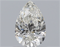 Natural Diamond 0.70 Carats, Pear with  Cut, H Color, VVS1 Clarity and Certified by GIA