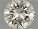 Natural Diamond 0.70 Carats, Round with Very Good Cut, J Color, SI2 Clarity and Certified by IGI