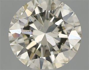 Picture of Natural Diamond 0.70 Carats, Round with Very Good Cut, J Color, SI2 Clarity and Certified by IGI