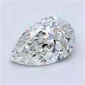 Natural Diamond 1.80 Carats, Pear with  Cut, H Color, VS1 Clarity and Certified by GIA