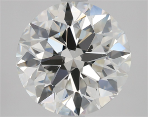 Picture of Natural Diamond 3.01 Carats, Round with Excellent Cut, H Color, VS2 Clarity and Certified by GIA