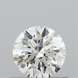 Picture of Natural Diamond 0.45 Carats, Round with Excellent Cut, G Color, VS2 Clarity and Certified by IGI