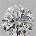 Natural Diamond 0.65 Carats, Round with Excellent Cut, E Color, I1 Clarity and Certified by IGI