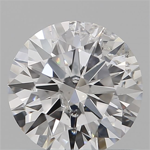 Picture of Natural Diamond 0.65 Carats, Round with Excellent Cut, E Color, I1 Clarity and Certified by IGI