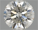 Natural Diamond 0.42 Carats, Round with Excellent Cut, H Color, SI1 Clarity and Certified by IGI