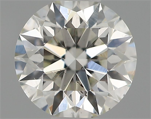 Picture of Natural Diamond 0.42 Carats, Round with Excellent Cut, H Color, SI1 Clarity and Certified by IGI