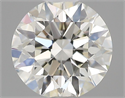 Natural Diamond 0.50 Carats, Round with Very Good Cut, K Color, VVS2 Clarity and Certified by GIA