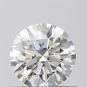 Picture of Natural Diamond 0.41 Carats, Round with Excellent Cut, G Color, VVS2 Clarity and Certified by GIA