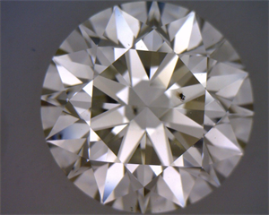 Picture of Natural Diamond 2.30 Carats, Round with Excellent Cut, K Color, SI1 Clarity and Certified by GIA