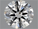 Natural Diamond 2.01 Carats, Round with Excellent Cut, G Color, VS2 Clarity and Certified by GIA