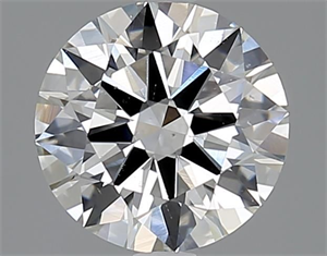 Picture of Natural Diamond 2.01 Carats, Round with Excellent Cut, G Color, VS2 Clarity and Certified by GIA