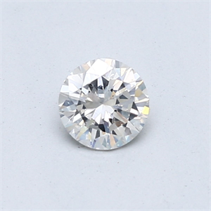 Picture of Natural Diamond 0.40 Carats, Round with Very Good Cut, G Color, I1 Clarity and Certified by GIA