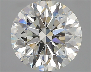 Picture of Natural Diamond 2.61 Carats, Round with Excellent Cut, J Color, SI2 Clarity and Certified by GIA