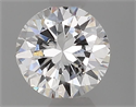 Natural Diamond 0.43 Carats, Round with Good Cut, E Color, I1 Clarity and Certified by IGI