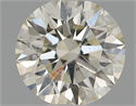 Natural Diamond 0.44 Carats, Round with Excellent Cut, J Color, VS2 Clarity and Certified by IGI