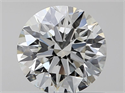 Natural Diamond 0.56 Carats, Round with Excellent Cut, K Color, VVS1 Clarity and Certified by GIA