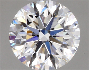 Picture of Natural Diamond 0.44 Carats, Round with Excellent Cut, F Color, VS2 Clarity and Certified by GIA