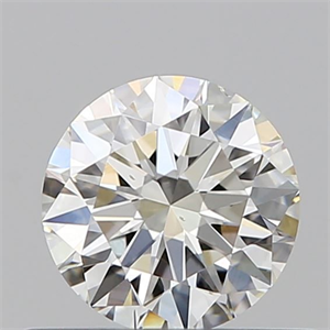 Picture of Natural Diamond 0.51 Carats, Round with Excellent Cut, I Color, SI1 Clarity and Certified by GIA