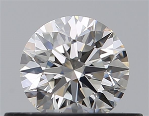 Picture of Natural Diamond 0.40 Carats, Round with Excellent Cut, H Color, VVS2 Clarity and Certified by GIA