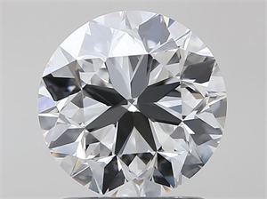 Picture of Natural Diamond 1.51 Carats, Round with Very Good Cut, F Color, VVS1 Clarity and Certified by GIA