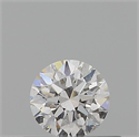 Natural Diamond 0.40 Carats, Round with Excellent Cut, D Color, VS2 Clarity and Certified by GIA