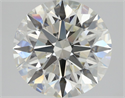 Natural Diamond 2.17 Carats, Round with Excellent Cut, J Color, VS1 Clarity and Certified by GIA