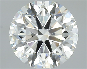 Picture of Natural Diamond 2.26 Carats, Round with Excellent Cut, J Color, IF Clarity and Certified by GIA