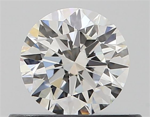 Picture of Natural Diamond 0.43 Carats, Round with Excellent Cut, H Color, VVS1 Clarity and Certified by GIA