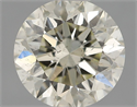 Natural Diamond 0.60 Carats, Round with Excellent Cut, K Color, SI1 Clarity and Certified by IGI