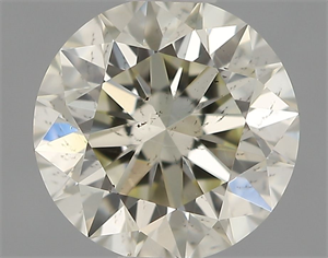 Picture of Natural Diamond 0.60 Carats, Round with Excellent Cut, K Color, SI1 Clarity and Certified by IGI