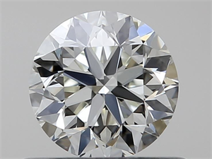 Picture of Natural Diamond 0.50 Carats, Round with Very Good Cut, K Color, VS1 Clarity and Certified by GIA