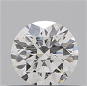 Natural Diamond 0.51 Carats, Round with Excellent Cut, H Color, SI2 Clarity and Certified by GIA