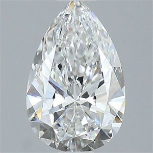 Picture of Natural Diamond 1.00 Carats, Pear with  Cut, E Color, VS2 Clarity and Certified by GIA