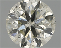 Natural Diamond 0.51 Carats, Round with Very Good Cut, I Color, SI2 Clarity and Certified by IGI