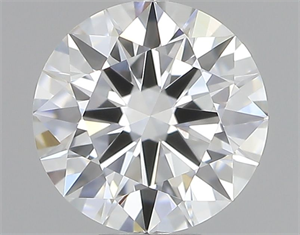 Picture of Natural Diamond 0.40 Carats, Round with Excellent Cut, E Color, VVS2 Clarity and Certified by GIA