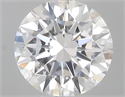 Natural Diamond 0.40 Carats, Round with Excellent Cut, D Color, SI2 Clarity and Certified by GIA