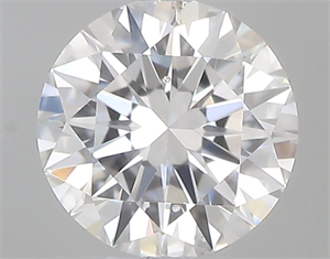 Picture of Natural Diamond 0.40 Carats, Round with Excellent Cut, D Color, SI2 Clarity and Certified by GIA