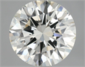 Natural Diamond 2.30 Carats, Round with Excellent Cut, J Color, VVS1 Clarity and Certified by IGI