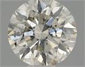 Natural Diamond 0.41 Carats, Round with Very Good Cut, I Color, SI2 Clarity and Certified by IGI