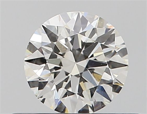 Picture of Natural Diamond 0.40 Carats, Round with Excellent Cut, I Color, SI1 Clarity and Certified by GIA