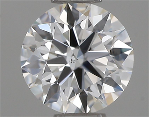 Picture of Natural Diamond 0.46 Carats, Round with Excellent Cut, F Color, SI1 Clarity and Certified by GIA