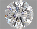 Natural Diamond 1.65 Carats, Round with Excellent Cut, D Color, FL Clarity and Certified by GIA