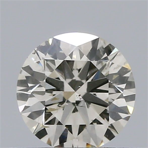 Picture of Natural Diamond 0.41 Carats, Round with Excellent Cut, J Color, SI1 Clarity and Certified by IGI