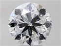 Natural Diamond 3.01 Carats, Round with Very Good Cut, I Color, VS2 Clarity and Certified by GIA