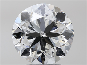 Picture of Natural Diamond 3.01 Carats, Round with Very Good Cut, I Color, VS2 Clarity and Certified by GIA